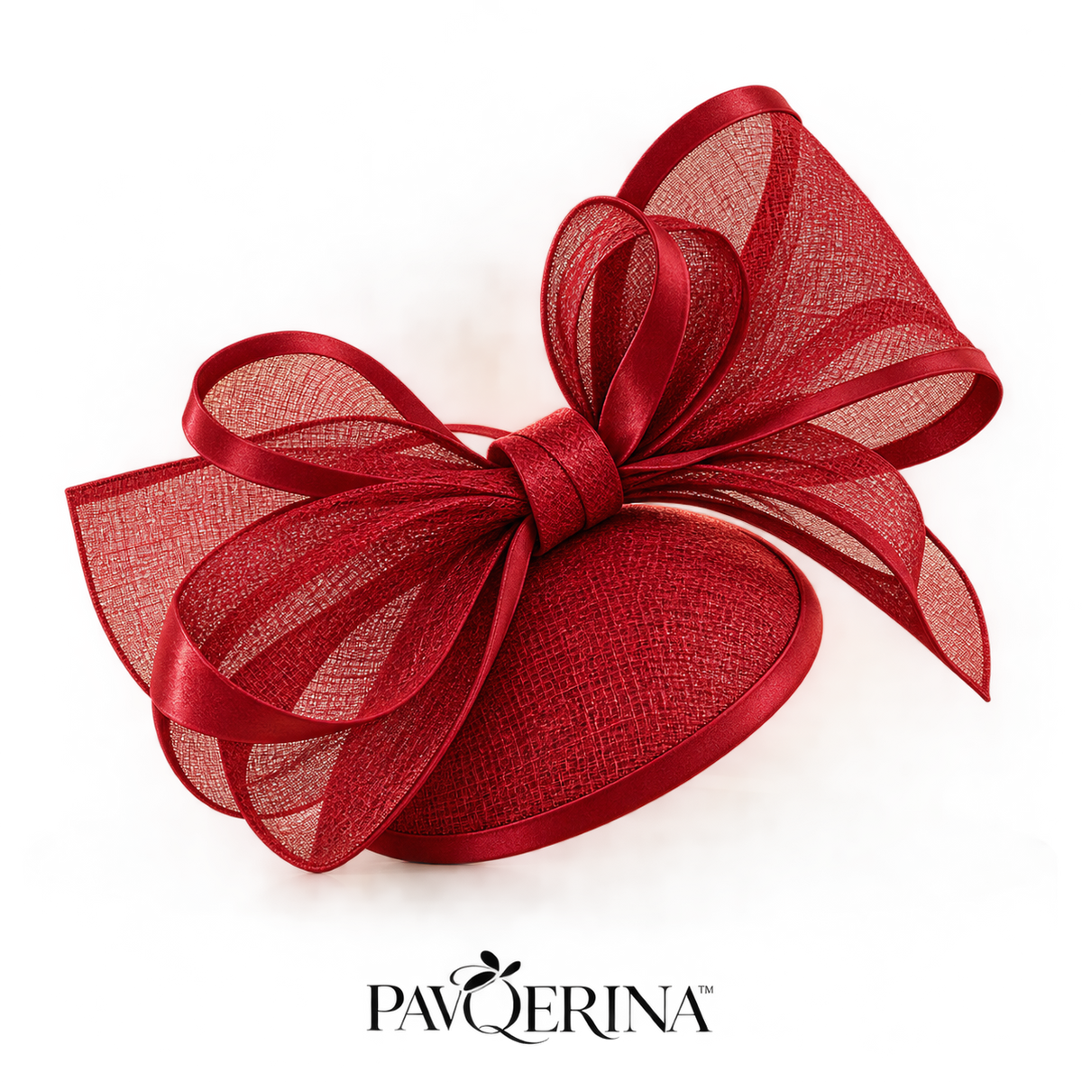 PAVQERINA™ Aurelia Sculpted Bow Fascinator